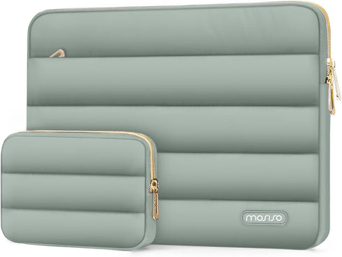 MOSISO Laptop Case 16 inch, 15-15.6 inch Puffy Laptop Sleeve Compatible with MacBook