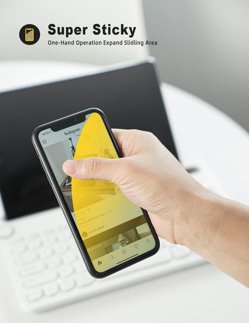 Phone Ring Holder, Lamicall Finger Ring Stand: Universal Cradle Kickstand Compatible with iPhone 13 12 11 Pro Xs Max XR