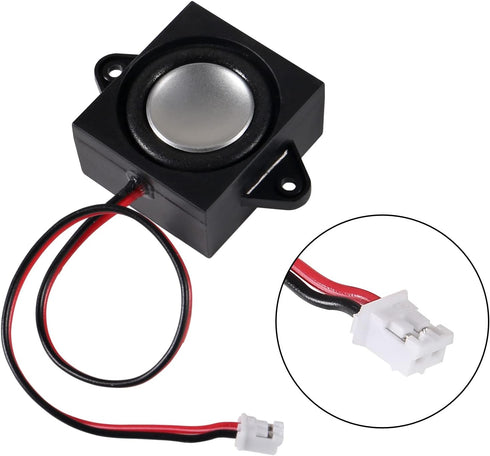 4pcs 3 Watt 8 Ohm Mini Speaker, 8ohm 3w Loudspeaker Micro Speaker for Arduino with JST-PH2.0 Interface for Small