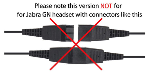 VoiceJoy Call Center Headset Quick Disconnect Cable Y Splitter Adapter for Training Center Compatible with Plantronics
