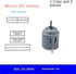 CSCPEXCZ 3V6V12V 130/280/365/385/775 775 DC Motor DIY high-Speed Small Motor for Vehicle and Boat Model Toys (Size :