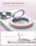 Magnetic Phone Ring Holder for MagSafe - Lamicall Magnetic Finger Phone Ring Stand Holder, Magnet Ring Grip, Compatible