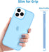 JJGoo Compatible with iPhone 14 Pro Case, Clear Soft Shockproof Protective Slim Thin Bumper Cover Transparent,