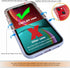 COOLQO Compatible for iPhone 13 Mini Case - Hard PC and Soft TPU with Tempered Glass Screen Protector, Military Grade