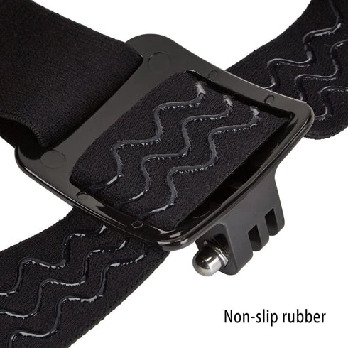 Action Camera Head Strap Mount Compatible with GoPro Hero 12 11 10 9 8/AKASO EK7000 Brave 4 5 6 7 LE V50X/Dragon Touch/Jadfezy/Exprotrek/VEMONT/WOLFANG/HLS 4K Action Camera