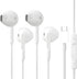 USB C Headphones 2 Pack for iPhone 15 Pro Max, Samsung Galaxy S23, Pixel - Wired Earbuds with Microphone & Noise