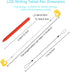Replacement Stylus Drawing Pen for LCD Writing Tablets - 6 Elastic Lanyards, Colorful Stylus Pen for Kids Drawing
