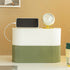FABROK Small Cable Management Box with 10 Cable Ties, Organizer Box for Power Strips, Surge Protectors, Chargers, Wires