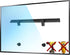 No Stud TV Wall Mount, No Drill Mount for 22-55 in, Drywall Studless TV Mount with Clear Instructions, Low Profile