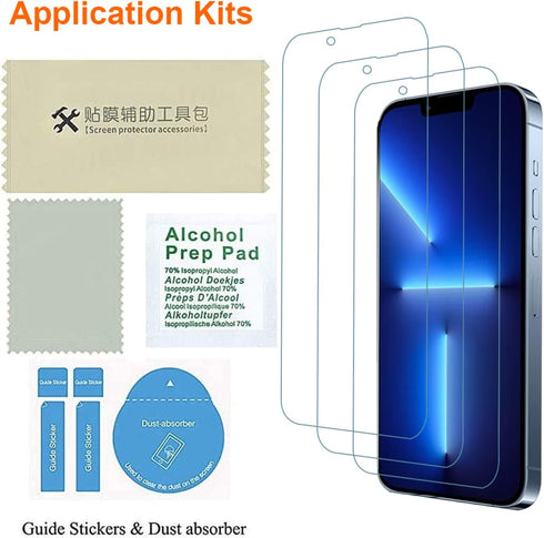 Screen Protector for iPhone 13 Pro Max, iPhone 14 Plus Anti Blue Light Compatible with iPhone 14 Plus, iPhone 13 Pro