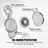 Galafoki Airtag Holder, 6 Pack Waterproof Apple Airtag with Keychain, Shockproof & Scratchproof for Pet Tracking, Clear