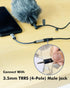 USB C to 3.5mm Headphone Microphone TRRS Jack Adapter Type C Audio Dongle for Google Pixel Samsung Galaxy