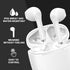 yobola Wireless Earbuds, Mini Bluetooth Headphones for Running/Fitness, 25Hrs Playtime, IPX5 Waterproof, Touch Control,