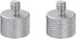 2 Pack Mic Stand Adapter, 5/8" Female to 1/4" Male Screw Thread