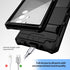 Samsung Galaxy S24 Ultra 5G Case, Heavy Duty Aluminum Metal Gorilla Glass, Waterproof Shockproof Protector Cover with