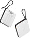 VRURC Portable Charger with Built-in Cables, 10000mAh Battery Pack PD 20W for iPhone, 22.5W USB C Travel Power Bank