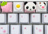Cute Keycap 4 pcs,Custom 3D Model Keycap Cute OEM R4 Profile ESC-Keys Keyboard Keycap for Cherry MX Switches Mechanical Gaming Keyboard Cute Animal Keycaps(4 Pcs) by FKZ