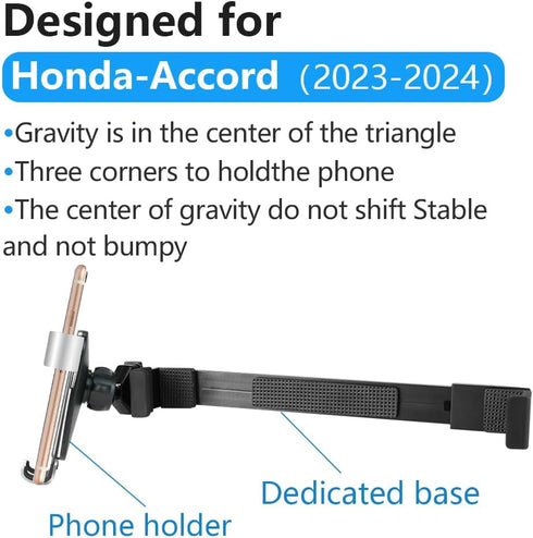 LUNQIN 2023 2024 2025 2026 (7 inch Car Phone Holder for Honda Accord LX EX Screen) Auto Interior Accessories Best Cell