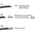 VCE Coaxial Cable Connector 6 Pcs, 3GHz Coax Coupler for Cable Extension and TV Cable Repair, Nickel Plated