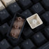 YMDK Double Shot 108 Dyed PBT Keycap Set, Rainbow Carbon Sunset Backlit Keycaps for MX Switches