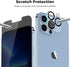 JETech 2-Pack Privacy Screen Protector for iPhone 13 Pro Max 6.7" with Camera Lens Protector, Anti-Spy Tempered Glass.