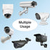 Sumnacon Camera Pole Mount Bracket-2Pcs Stainless Steel Adapter Brackets for CCTV Security Camera