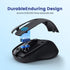 Wireless Mouse, D-09 USB Cordless Mice for Laptop, Ergo Grips, 5-Level 2400 DPI, Portable for PC