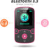 AGPTEK 64GB MP3 5.3 128GB Player with Clip, Bluetooth Lossless Sound with FM Radio, Voice Recorder for Sport Running