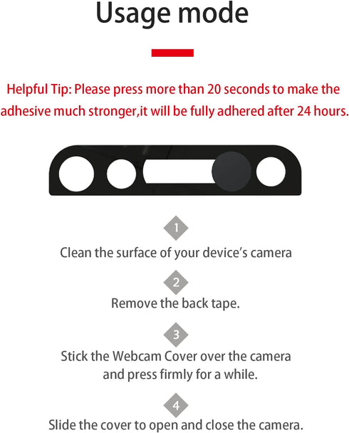 EYSOFT 11/11 Pro/11 12/12 /12Pro /12Pro Phone Front Camera Cover,Webcam Cover Compatible for iPhone X/XS/XR/XS Max
