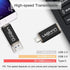 LEIZHAN USB C Flash Drive 32GB - Type C Thumb Drive for Samsung Galaxy S10, S10e, S9, S8, LG G5 G6, Black