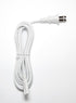 Omnihil (White) 5 Feet AC Power Cord Cable Compatible with Brother SE400 Computerized Sewing Machine