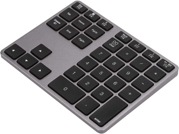 Bluetooth Numeric Keypad, 35 Keys Ultra Thin Number Pad, Bluetooth 5.0 Rechargeable for Tablet, Windows,
