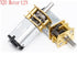 BYDGUMEI 12V 1000RPM N20 Motor,GA12-N20 3mm (3 DC Mini Reduction Gear Reduction Mini Metal Gear Box Gear Motor Axis
