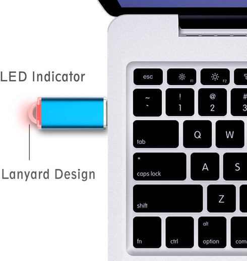 Maspen 32GB, 2.0 Drive,Blue,32 USB Flash Drive Thumb Drive High Speed Memory Stick Jump/ Zip/ Pen GB