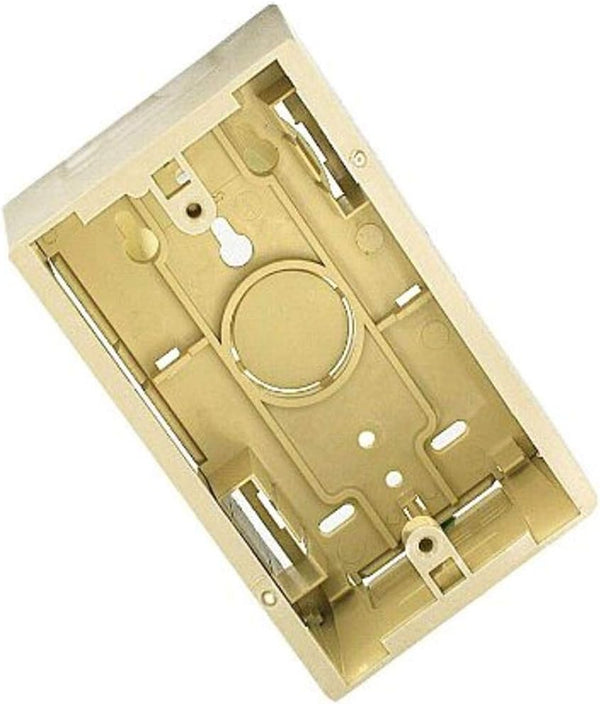 Leviton 42777-1IA Surface Mount Backbox, Single Gang, Ivory, 1.89" by Leviton