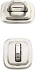 10 Pack QWORK Laptop Cable Lock Anchor, Steel Desk Mount Anchor Accessory, Security Anchor Base Plate for Laptop Cable