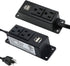 Power Strip with USB Ports, Wall Mounted Flat Plug, 2AC Outlet 2 USB, 6.56 Feet Extension Cord