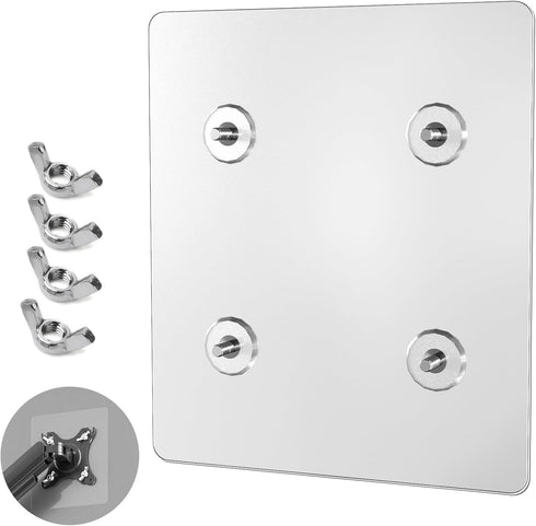 Non VESA Monitor Mount Adapter, 75x75 mm VESA Adaptor for 17, 19, 22 inch Flat Panel Monitors, Load Capacity 5-11lbs