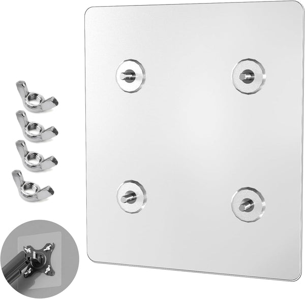 Non VESA Monitor Mount Adapter, 75x75 mm VESA Adaptor for 17, 19, 22 inch Flat Panel Monitors, Load Capacity 5-11lbs