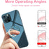 Transparent Phone Ring Holder 4 Pcs, Clear Cell Phone Ring Holder with Diamond, 360° Rotation Compatible with Most