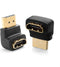 Cable Matters Combo Pack HDMI Adapter, 270 Degree and 90 Degree Right Angle HDMI with 4K and HDR Support