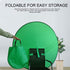 Kakalote 1 75cmonly PC Green Screen Background, Nylon Background Screen Portable Foldable Backdrop for Live Streaming