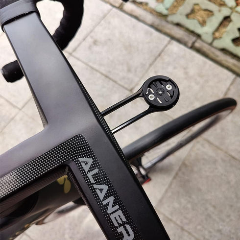 Out Front Bike Stem Handlebar Combo Mount for Garmin Edge, Wahoo, Bryton, Stages Dash Compatible with Deda Alanera