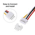 20pcs JST 2.0 Ph 4 Pin Connector Plug, Includes 10pcs Mini 4 Pin JST Ph2.0 26AWG Female and 10pcs Micro Male