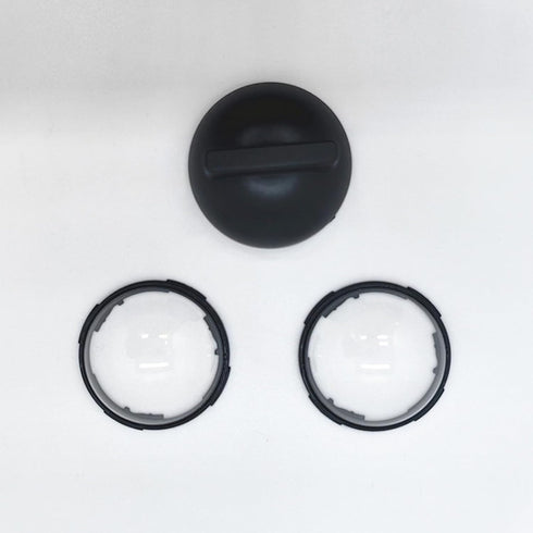 LICHIFIT Rotating Transparent PC Plastic Protective Lens Cover for Insta360 X4 Action Camera