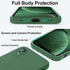 Vooii Upgraded Liquid Silicone Phone Case for iPhone XR, 6.1 inch, Green with Square Edges & Camera Protection