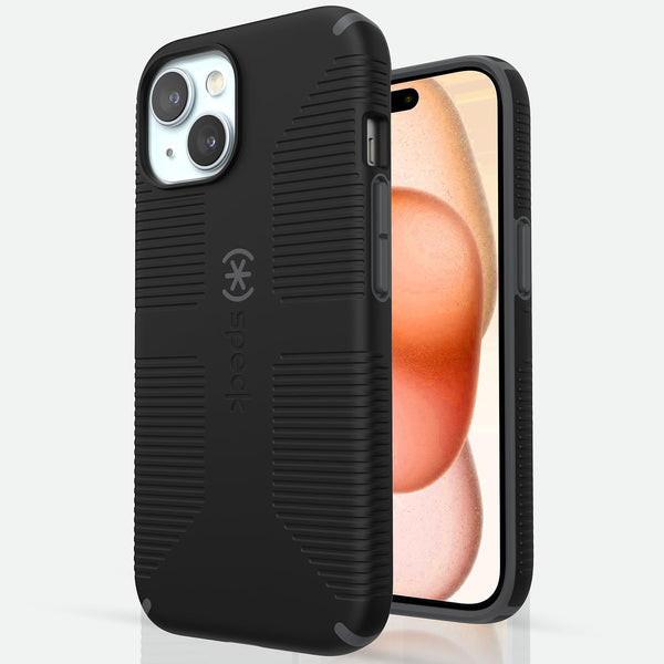 Speck iPhone 15 Case - Built for MagSafe, Drop Protection Grip for iPhone