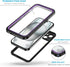 Lanhiem for iPhone 15 Plus Case, IP68 Waterproof Dustproof with Built-in Screen Protector, 360 Full Body Cover, Purple