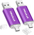 THKAILAR 128GB USB Flash Drive 2 Pack, 2 in 1 USB C &