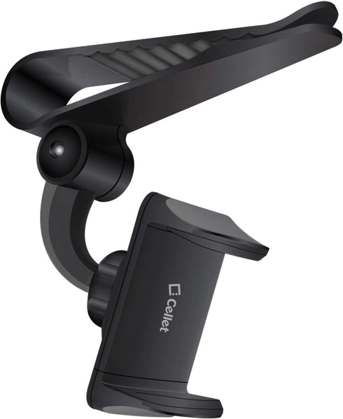 Sun Visor Phone Mount, Car Phone Holder, Cradle Clip for Apple iPhones, Samsung Galaxy, Motorola Moto, Google Pixel
